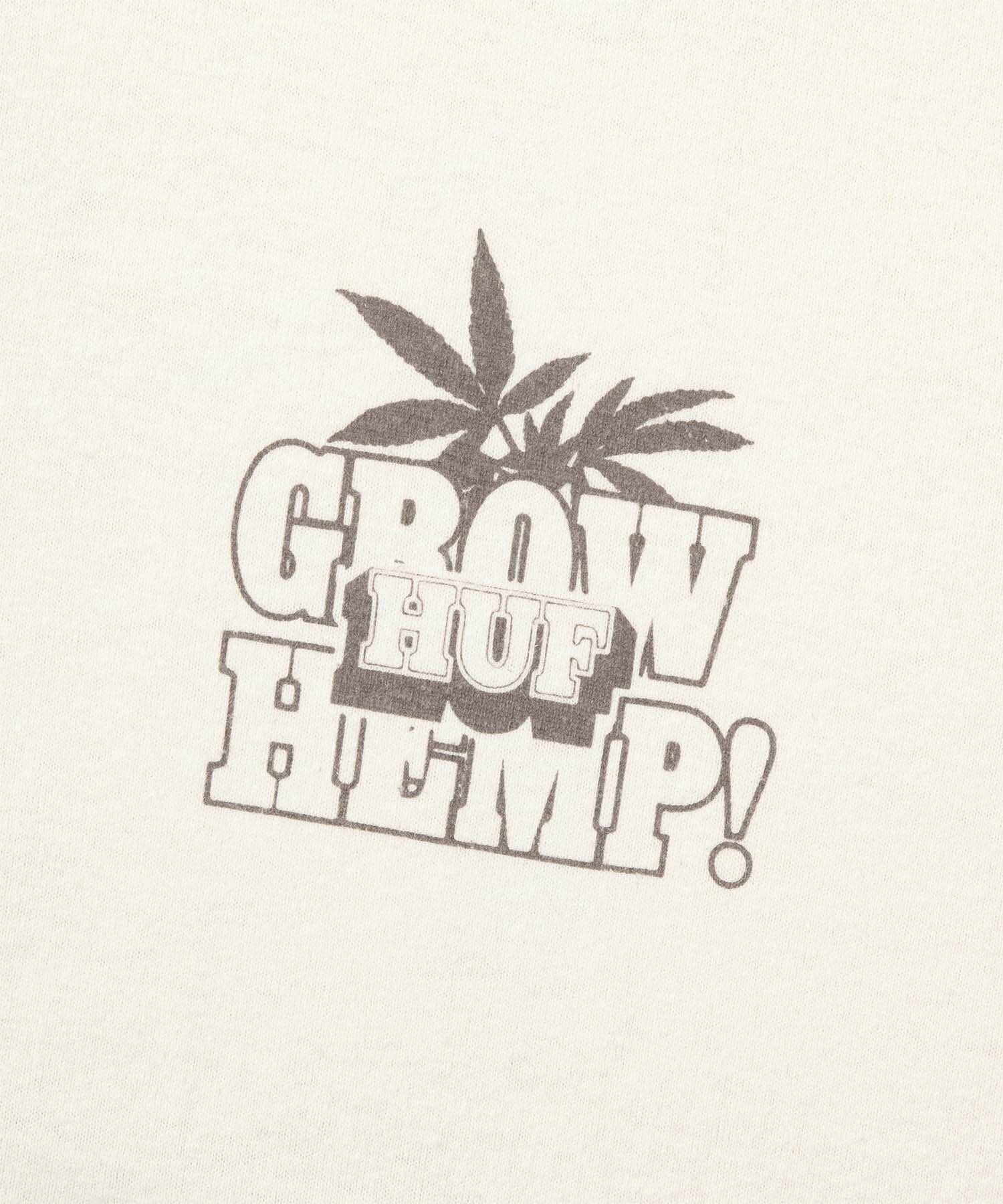 GROW HEMP S/S TEE HUF ハフ Tシャツ